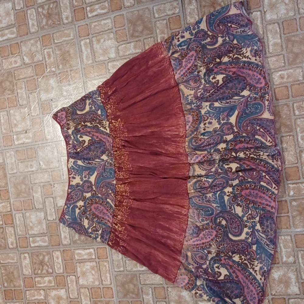 Hot Tempered Y2K  skirt women's size medium bohemian made in the USA